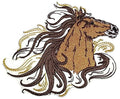Spirit of Stallions [Spirit of Stallion No.6 [] / (5" x 6.22")*"] [] embroidered iron-on patch