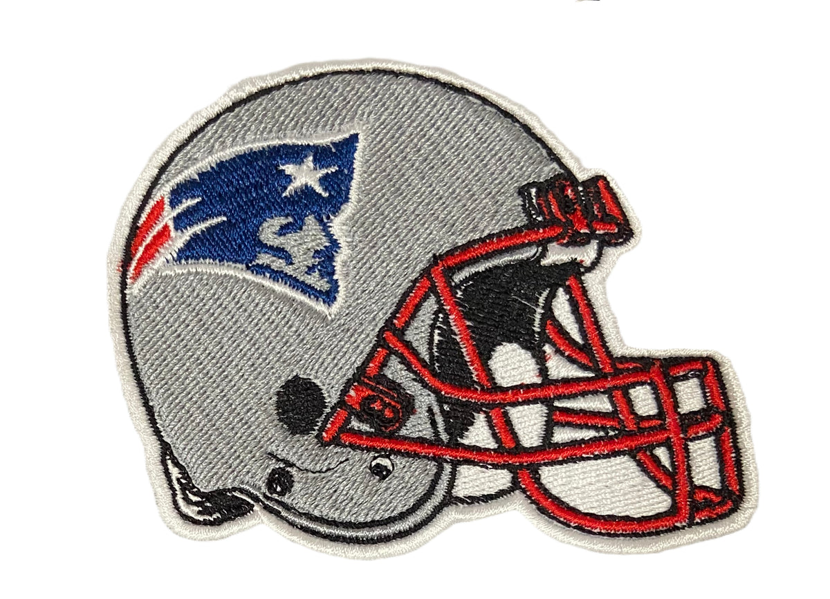 New England Patriots embroidered iron-on patch