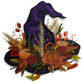 Witch's Bounty (8" x 7.6") embroidered iron-on patch