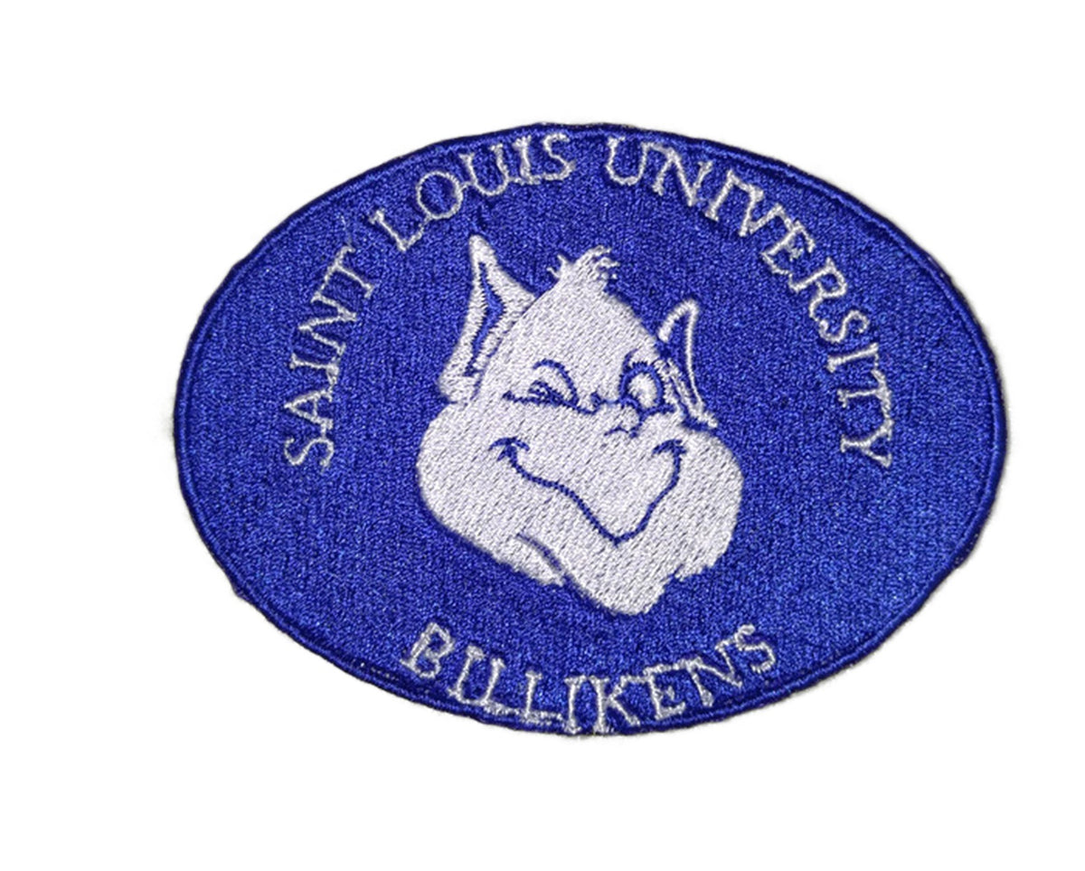 Saint Louis Billikens embroidered iron-on patch