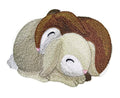 Nature Weaved in Threads, Baby Animal Kingdom [Autumn Cozy Cuddlers -Bunnies] [] / [] embroidered iron-on patch