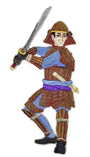 Amazing Custom Samurai [ Japanese Culture and Tradition] Embroidered Iron On/Sew Patch (6.71" x 3.83") [Made in USA]