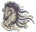 Spirit of Stallions [Spirit of Stallion No.2 ] [] / (5.2" x 5")*"] [] embroidered iron-on patch