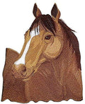 Spirit of Stallions Portraits [Quarter Horse Face] / (11" x 8") ] embroidered iron-on patch
