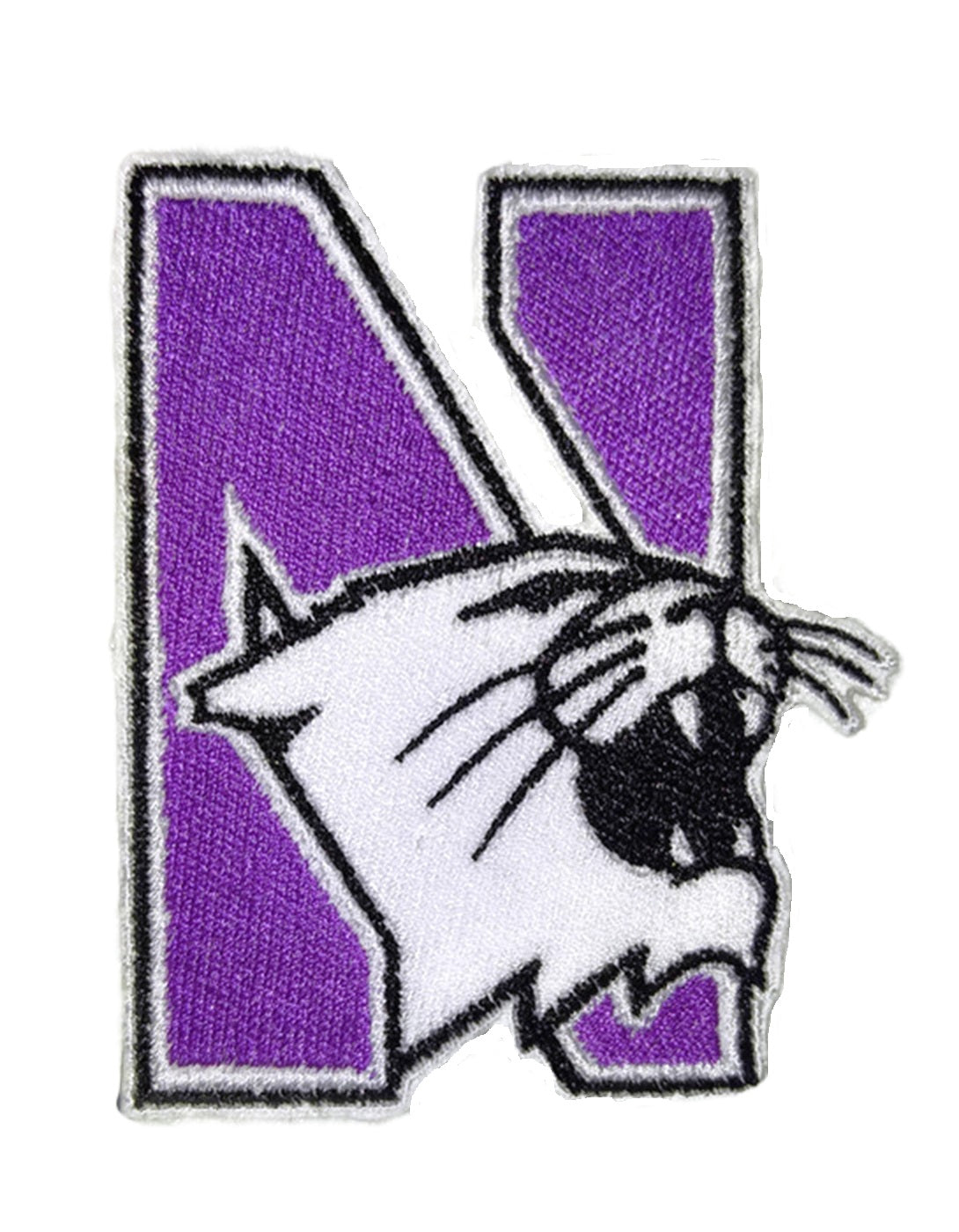 Northwestern Wildcats embroidered iron-on patch