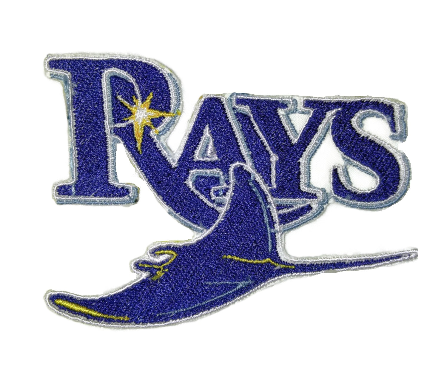 Tampa Bay Devil Rays embroidered iron-on patch