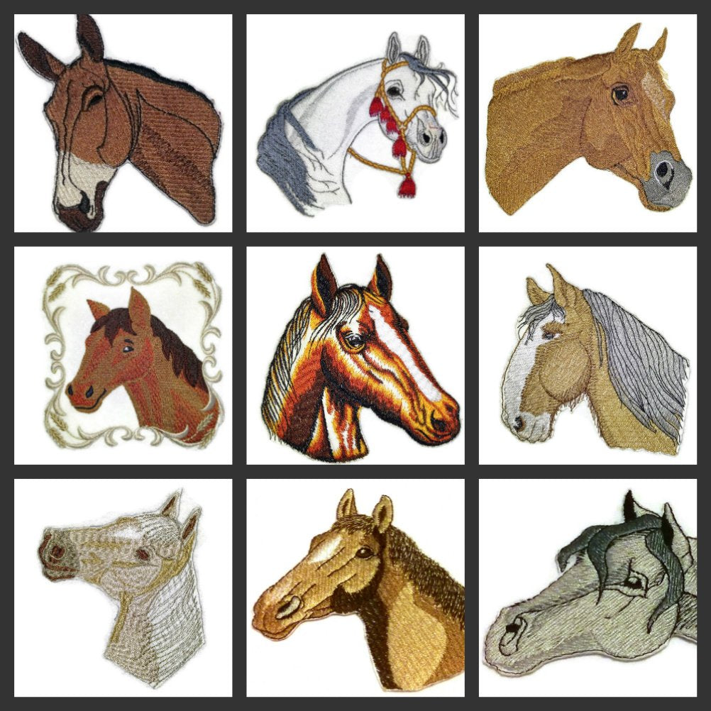 Custom and Unique Spirit of Stallions [Saddle Bronco ] [Custom and Unique] Embroidered Iron on/Sew Patch (8.5" x 8.5") [Made in USA]