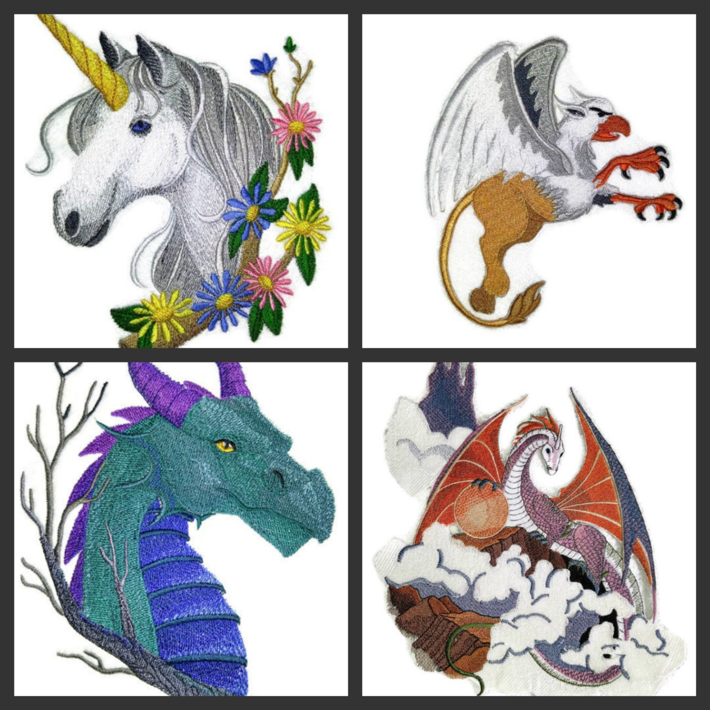 Parche bordado personalizado, mítico y legendario [Unicornio de la luz de la luna] para planchar o coser [7,77" x 6,61"] [Hecho en EE. UU.]
