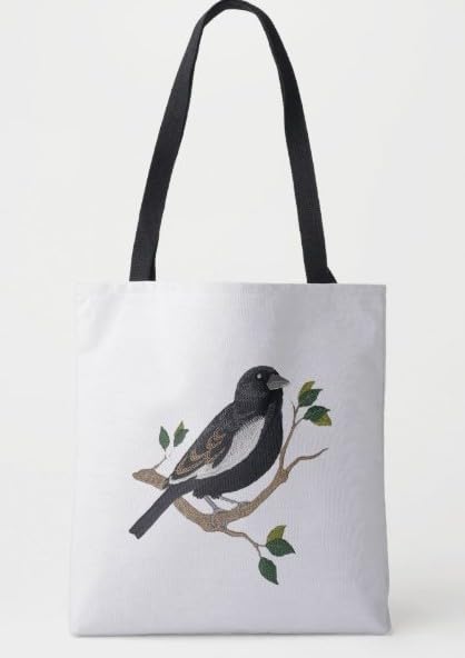 Beyond Vision Custom Bird Colorado Lark Bunting Embroidery Iron On/Sew Patch (6.05" x 589")