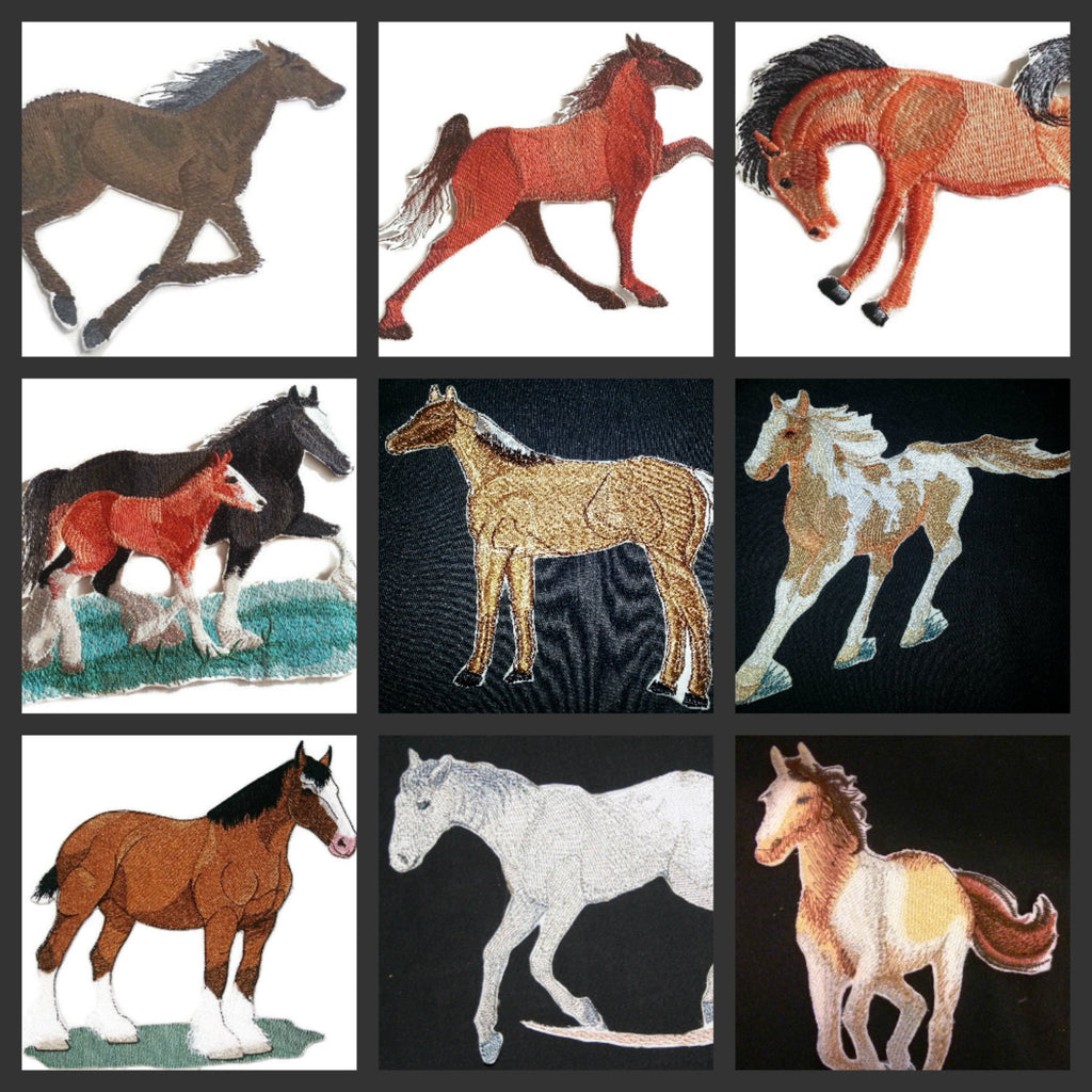 Custom and Unique Spirit of Stallions [American Paint Horse ] [Custom and Unique] Embroidered Iron on/Sew Patch (6.8" x 5.2") [Made in USA]