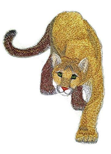 Nature Weaved in Threads, Amazing Animal Kingdom [ Cougar ] [Custom and Unique] Embroidered Iron on/Sew Patch (6" x 5") [Made in USA]