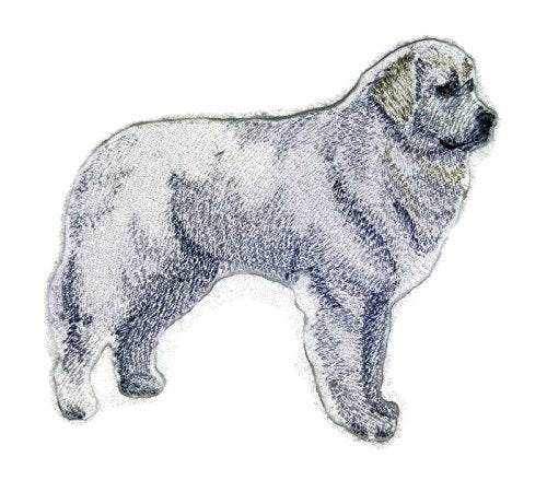 Amazing Custom Dog Portraits [Great Pyrenees] Embroidery Iron On/Sew Patch (4.5" x 4.2")[Made in USA]