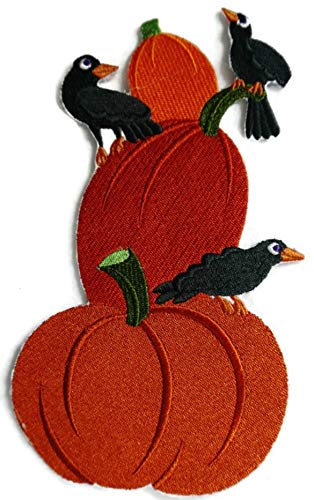 Set of 3 Classic Monster Mash & Horror Embroidered Patches (7.8" Large Appliques) | Iron-On or Sew-On Halloween Costume Patches for Jackets & Vests Component