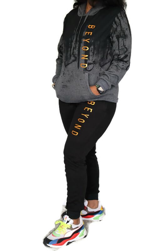 BeyondVision Women's 2 Piece Outfits Long Sleeve Hoodie and Jogging Pants Tracksuit Sets