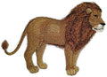 Lion Portrait (6.36" x 5.89") embroidered iron-on patch