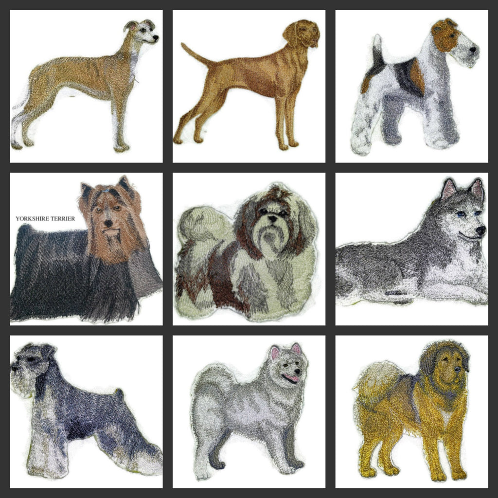 Amazing Custom Dog Portraits [Vizsla] Embroidered Iron On/Sew Patch [5." x 4] Made in USA]