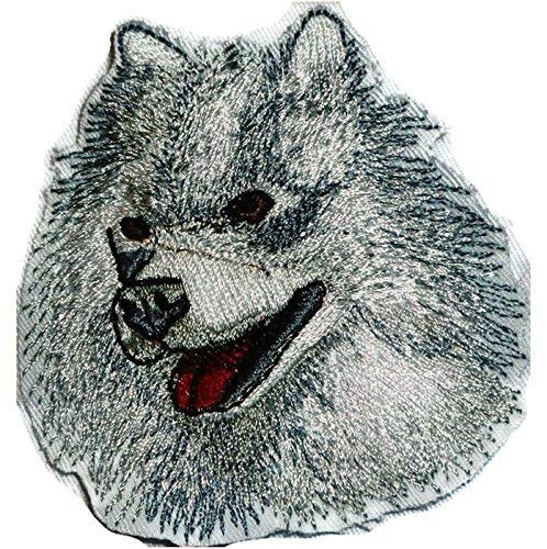 BeyondVision Amazing [Samoyed Dog Face] Embroidery Iron On/Sew Patch (4" x 3.88")[Made in USA]