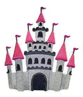 Fairy Tale Adventures Castle (4.81" x 5.65") embroidered iron-on patch