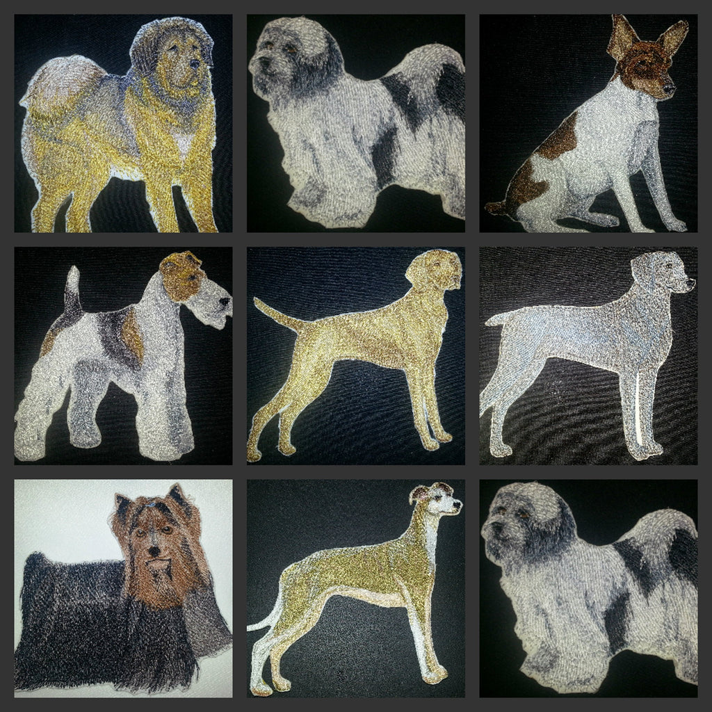 Amazing Custom Dog Portraits [Yorkshire Terrier] Embroidered Iron On/Sew Patch (5" x 4") Made in USA]