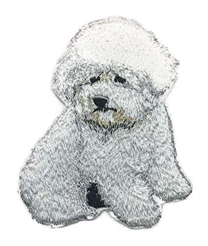 Amazing Custom Dog Portraits [Bichon Frise ] Custom and Unique] Embroidered Iron on/Sew patch (3.6" x 4.5") [Made in USA]