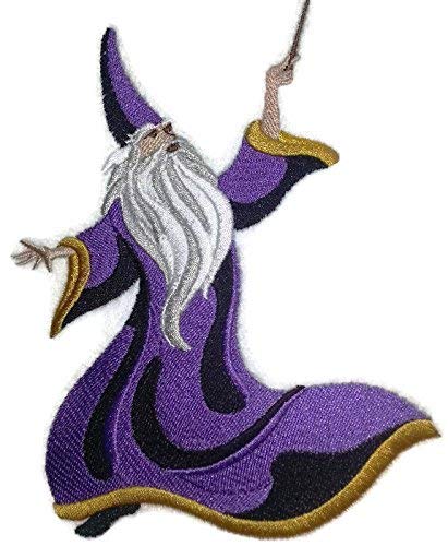 Custom and Unique Magical Wizards Collection [ Wizard ] Embroidered Iron on/Sew Patch (5.85" x 4.6") [Made in USA]