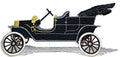 Ford Model T (6.62" x 3.15") embroidered iron-on patch