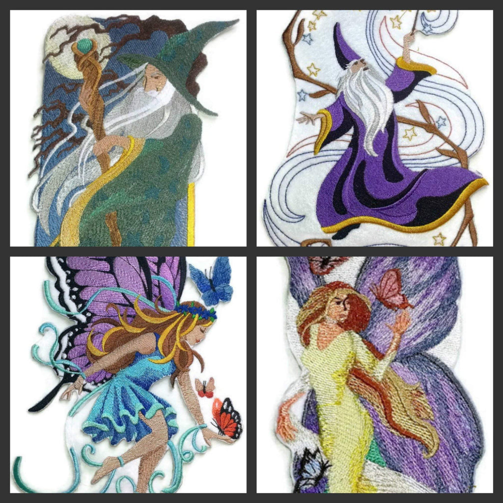 Custom and Unique Magical Wizards Collection [ Wizard ] Embroidered Iron on/Sew Patch (5.85" x 4.6") [Made in USA]