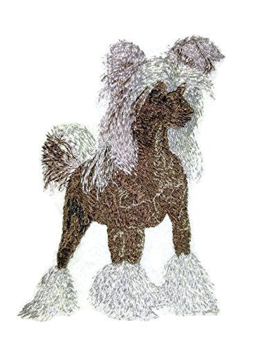 Parche bordado termoadhesivo "Perro Asombroso" [Escudo Chino] [12,7 cm x 8,9 cm] [Hecho en EE. UU.]