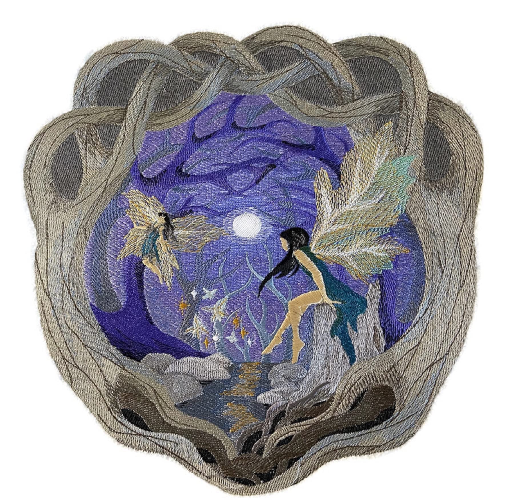 Colección de Hadas Mágicas personalizada y única [Sueño de una Noche de Verano] Parche Bordado para Planchar o Coser [8.9 * 9.53"] [Hecho en EE. UU.]