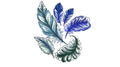 Fancy Feather Collection [Cascading Feathers Collage] / (7.17" x 6.6") [] embroidered iron-on patch