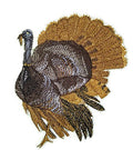 Happy Thanksgiving [ Turkey ] / (5.5" x 5.3") [] embroidered iron-on patch