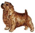 Norfolk Terrier (4.5" x 4.2") embroidered iron-on patch