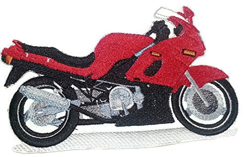 Hot Rods on a Canvas Beautiful Bikers Patch Collection [Racing ] [American Automobile History in Embroidery] Embroidered Iron On/Sew Patch (6.53" x 3.85") Made in USA]