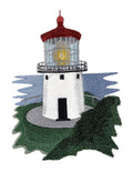 Makapu'u Point Lighthouse (5.81" x 7.9") embroidered iron-on patch