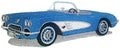 1960 Corvette (6.53" x 2.59") embroidered iron-on patch