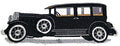 1930 Cadillac (6.5" x 2.5") embroidered iron-on patch