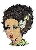 Classic Monster Portraits 3 (7.86" x 6") embroidered iron-on patch