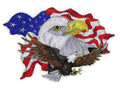 Spirit Of The Eagle (6.25" x 4.49") embroidered iron-on patch