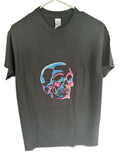 BeyondVision Women's T-Shirt (Black, Large) embroidered iron-on patch