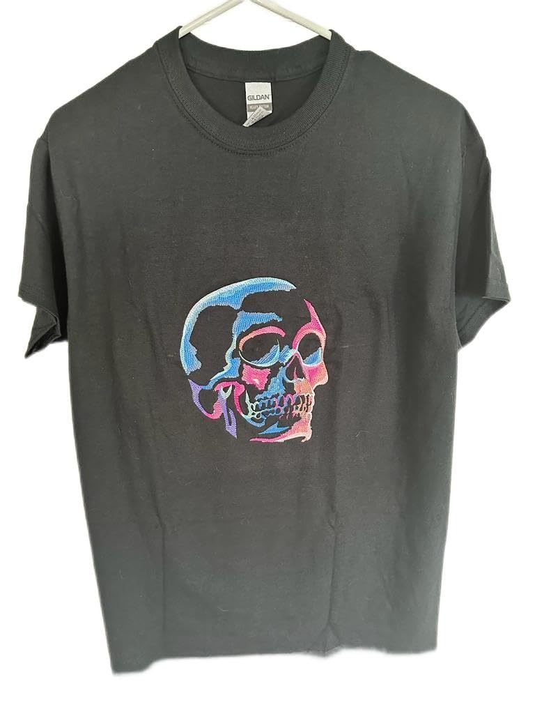 BeyondVision Custom Embroidered Women's T-Shirt (Black, Large)