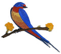 Barn Swallow (5.26" x 4.7") embroidered iron-on patch