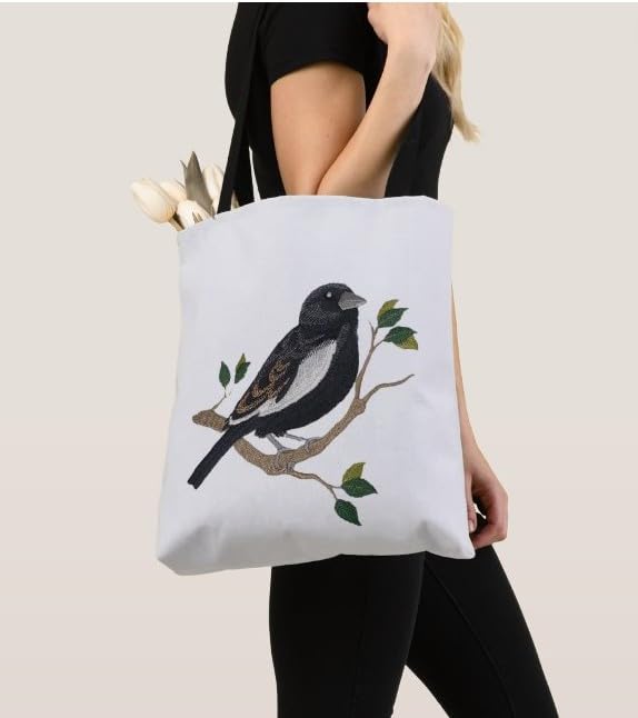 Beyond Vision Custom Bird Colorado Lark Bunting Embroidery Iron On/Sew Patch (6.05" x 589")