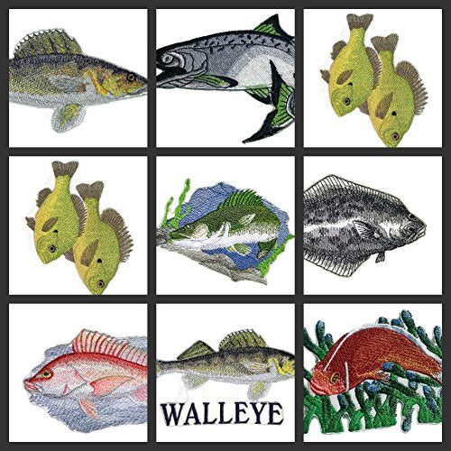 Nature's Magic Beautiful Custom Fish Portraits [Clown Loach ] Embroidered Iron On/Sew Patch (3.87" x 2.35") Made in USA