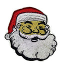 Santa Face [Laughing] / (3" x 3") [] embroidered iron-on patch