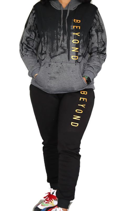 BeyondVision Women's 2 Piece Outfits Long Sleeve Hoodie and Jogging Pants Tracksuit Sets