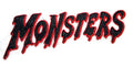 Classic Monster Word (6.2" x 3.1") embroidered iron-on patch