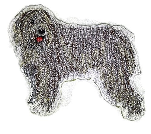 Impresionantes retratos de perros personalizados [Komondor] Parche bordado para planchar o coser [11,4 x 10,7 cm] [Hecho en EE. UU.]
