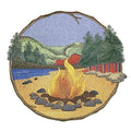 Stroll Through The Walk in Woods Beauty [Campfire] [] / (8.5" x 7.5") [] embroidered iron-on patch