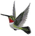 Nature Weaved in Threads, Birds Kingdom [Hummingbird ] [] / (4.28" x 4.2") [] embroidered iron-on patch