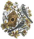 Mockingbird Marvel (6.85" x 5.87") embroidered iron-on patch